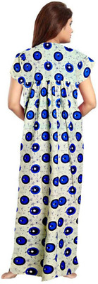 THE FASHION OUTLET Women Nighty(Multicolor)