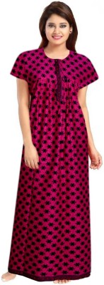 Shakti enterpries Women Nighty(Pink)