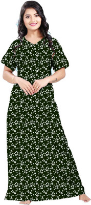 Bajrang Enterprises Women Nighty(Red)