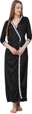 AFFAIR Women Robe(Black)