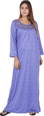 ASAAS Women Nighty(Blue)