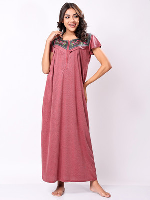 Punchi Women Nighty(Maroon)
