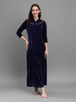 MDA Women Nighty(Dark Blue)