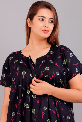 VRSU Women Nighty(Multicolor)