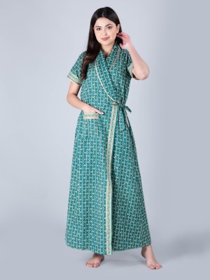 Bellamy Women Nighty(Green)