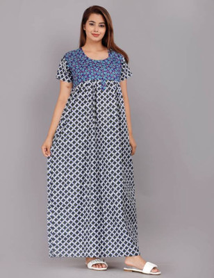 Parth Fashion Women Nighty(Multicolor)