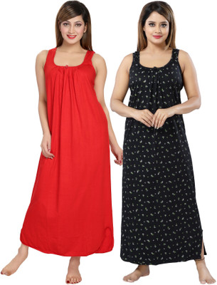 INNER BEATS Women Nighty Set(Multicolor)