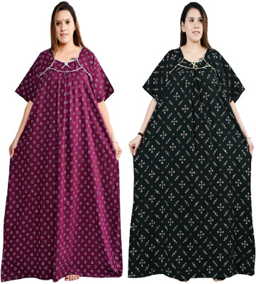 Bindass female collection Women Nighty(Multicolor)