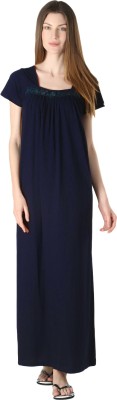 ABACADA'S GAJAB Women Nighty(Blue)