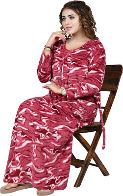 UpperCollection Women Nighty(Pink)