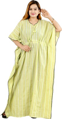 NACNO Women Nighty(Light Green)