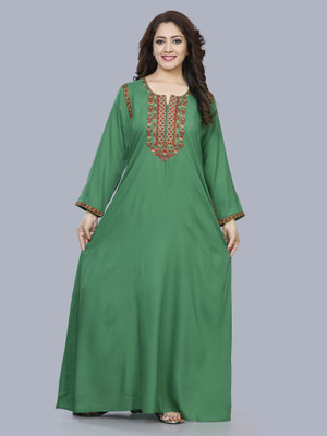 Sanaa Women Nighty(Green)
