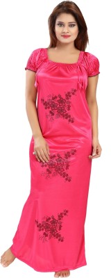 Babesa Women Nighty(Pink)