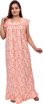 NACNO Women Nighty(Orange)