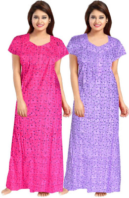 Shunit creation Women Nighty Set(Multicolor)