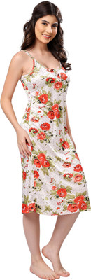 Shivfunk Women Nightdress(Dark Blue)