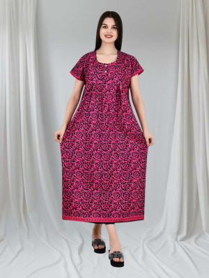 LDHSATI Women Nighty Set(Multicolor)