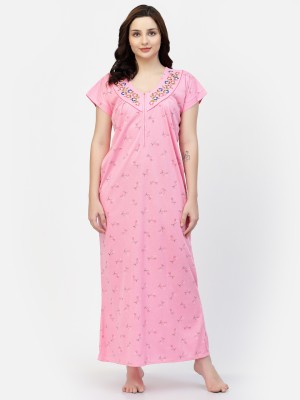 NOC Women Nightdress(Pink)