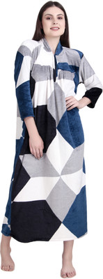 Bombshell Women Nighty(Multicolor)