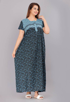Mithitashu Women Nighty(Multicolor)