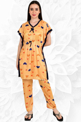 OneTip Women Printed Multicolor Shirt & Pyjama set
