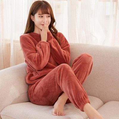 Ucollection Women Solid Red Night Suit Set