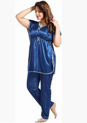 DIVYASTRI FASHION Solid Satin Blend Women Kaftan