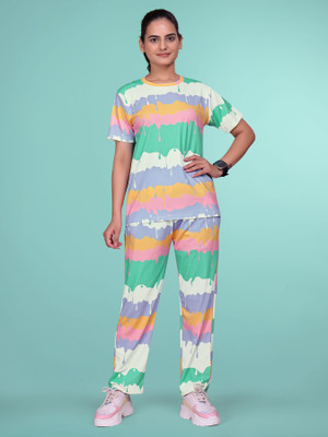 MANJU MITTAL DESIGNER Women Nightdress(Multicolor)