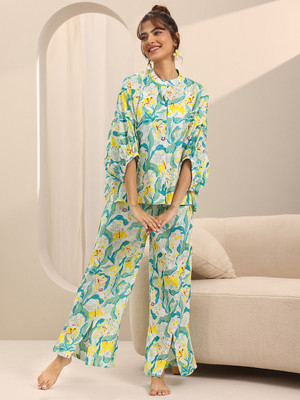 LIBAS Women Printed Multicolor Night Suit Set