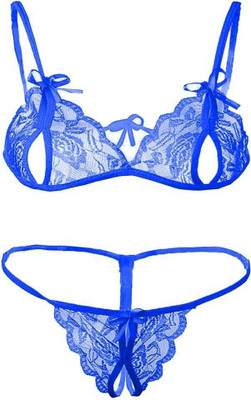 VAIA Women Nighty Set(Blue)