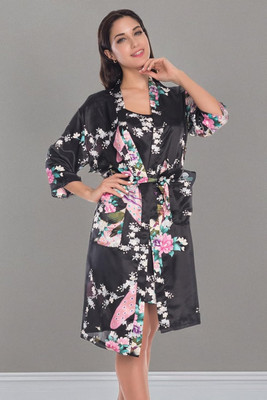 TASN Women Nighty Set(Black)