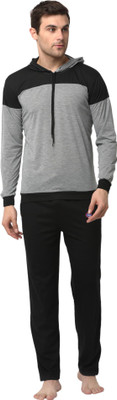 MACK JONNEY Solid Men Track Suit