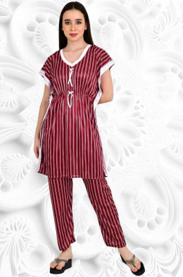OneTip Women Printed Multicolor Shirt & Pyjama set
