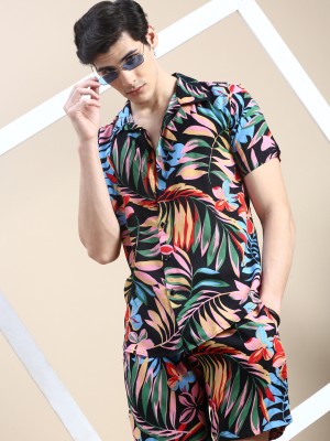 Showoff Men Printed Multicolor Night Suit Set