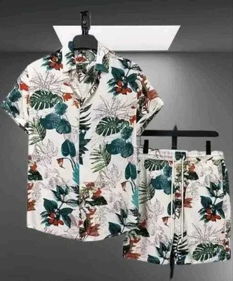 hens Men Printed Multicolor Night Suit Set