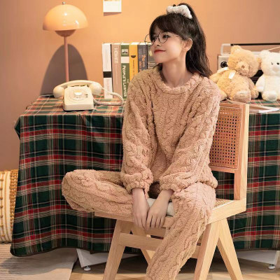 TIARA WORLD Women Self Design Brown Night Suit Set