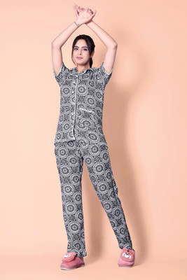 Mizan Trendz Women Ethnic Motifs Multicolor Shirt & Pyjama set