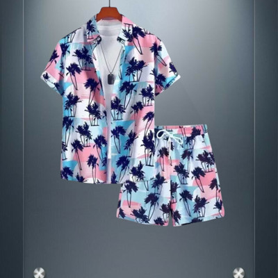 GLORI STAR Men Printed Multicolor Night Suit Set