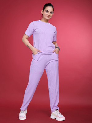 DADX Solid Women Track Suit