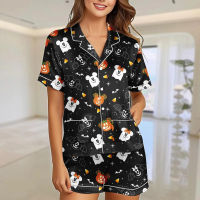 Riodbella Women Animal Print Multicolor Night Suit Set