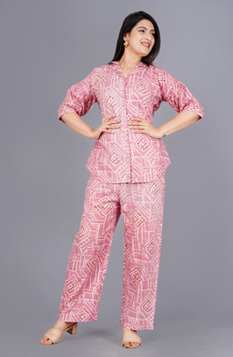 PRADHRUHE Tunic Palazzos Co-ords Set