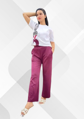 DreamBe Women Solid Maroon Night Suit Set