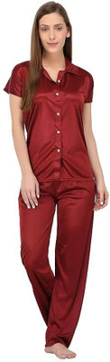 harni Women Self Design Multicolor Night Suit Set