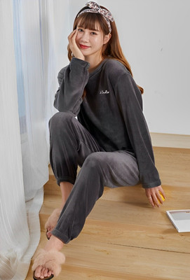FitIn OutFit Women Solid Grey Night Suit Set