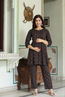 ADORNING Women Kurta Pant Set