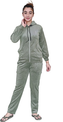 Fonista Solid Women Track Suit