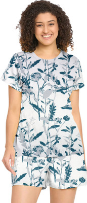 payaltextile Women Printed Multicolor Night Suit Set