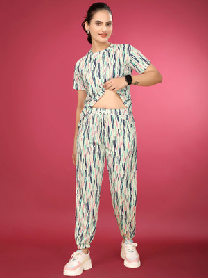 SAKARMAA Printed Women Track Suit