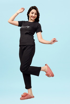 EVVYN Tshirt Pant Co-ords Set