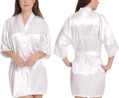 CRAFTWELL Women Solid White Night Suit Set